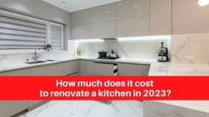 How much does it cost to renovate a kitchen in 2023